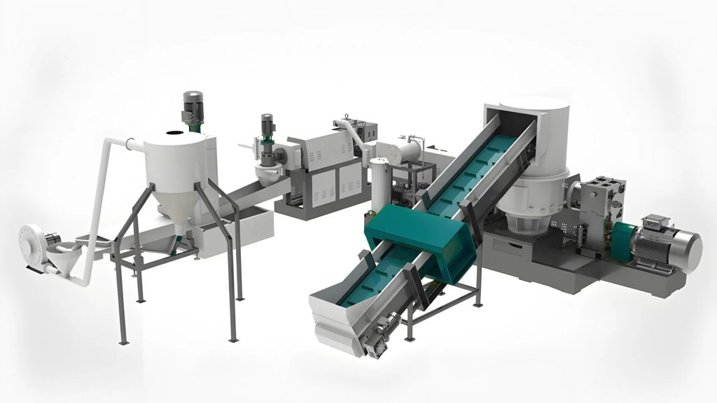 PP PE Film Crushing Pelletizing Line